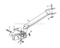 Part Location Diagram of 681-0043-0637 MTD Tongue-tow Bar