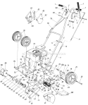 Page A Diagram and Parts List for 247-604-000 1987 MTD Edger