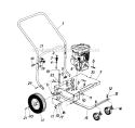 Page B Diagram and Parts List for 247-652C131 1997 MTD Leaf Blower / Vacuum