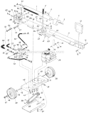 Page A Diagram and Parts List for 248-638-000 1988 MTD Log Splitter