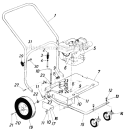 Page B Diagram and Parts List for 248-685-308 3Z811-5 -1988 MTD Leaf Blower / Vacuum