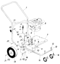 Page B Diagram and Parts List for 248-692-709 1988 MTD Leaf Blower / Vacuum