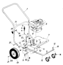 Page A Diagram and Parts List for 249-692-122 1989 MTD Leaf Blower / Vacuum