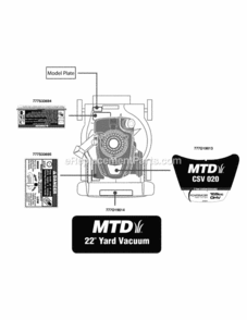 Label_Map_24A-02Mp706 Diagram and Parts List for 24A-02MP706 2013 MTD Lawn Mower
