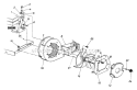 Part Location Diagram of 14496B MTD Blower Housing Assembly