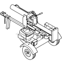 Page C Diagram and Parts List for 24BF510E713 2008 MTD Log Splitter