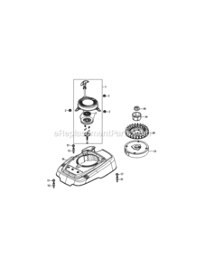 Page F Diagram and Parts List for 24BF51MM004 2011 MTD Log Splitter