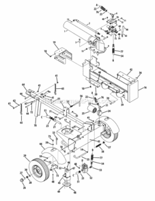 General_Assembly Diagram and Parts List for 24BF51MX704 2013 MTD Log Splitter