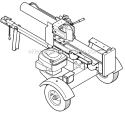 Page C Diagram and Parts List for 24BF570L371 2008 MTD Log Splitter
