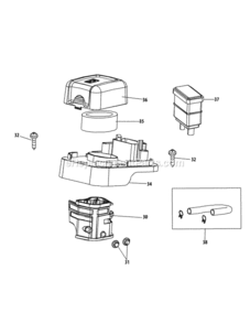 Page A Diagram and Parts List for 24BG55M1706 2012 MTD Log Splitter