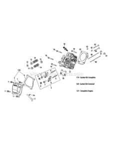 Page D Diagram and Parts List for 24BG55M1706 2012 MTD Log Splitter
