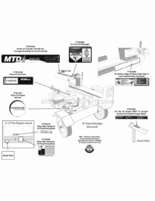 Label_Map_24Bg55M3006 Diagram and Parts List for 24BG55M3006 2011 MTD Lawn Mower