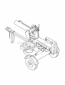 Page J Diagram and Parts List for 24BG57M3004 2011 MTD Log Splitter