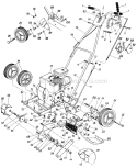 Page A Diagram and Parts List for 250-586-013 93930 -1990 MTD Edger