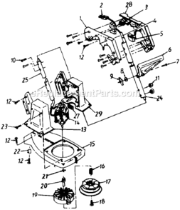 Page A Diagram and Parts List for 251-151-000 1991 MTD Trimmer