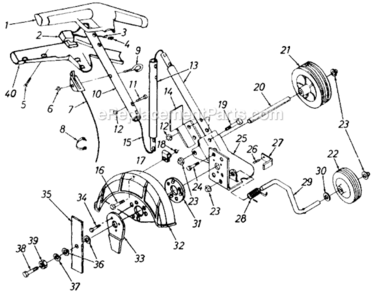 Part Location Diagram of 747-0603 Husky HKY PART
