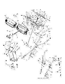 Part Location Diagram of 684-04052 MTD Handle Assembly - Left Hand - Yellow