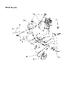Fuel tank Diagram and Parts List for E142  MTD Snow Blower