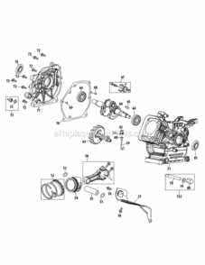 265-Su-11_Crankcase Diagram and Parts List for 265-SU-11  MTD Engine
