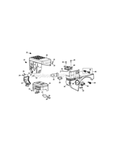 265-Su-11_Muffler_And_Engine_Shroud Diagram and Parts List for 265-SU-11  MTD Engine