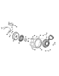 265-Sua_Flywheel_And_Blower_Housing Diagram and Parts List for 265-SUA  MTD Engine