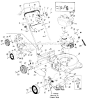 Page B Diagram and Parts List for 128-269R000 1988 MTD Lawn Mower