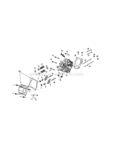 270-Su-11_Cylinder_Head Diagram and Parts List for 270-SU-11  MTD Engine