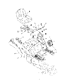 Seat & fender Diagram and Parts List for 14AP805K730  MTD Lawn Tractor