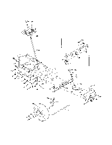 Front end steering Diagram and Parts List for 13AL795T057  MTD Lawn Tractor