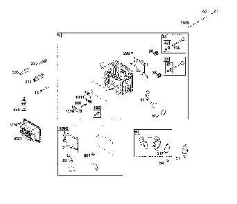 Cylinder head Diagram and Parts List for 13AC26JD093  MTD Lawn Tractor