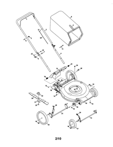 Part Location Diagram of 787-01781 MTD Deck - 21