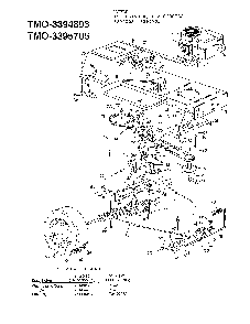12/12.5hp 42" tractors/wheel chart Diagram and Parts List for 3726503  MTD Lawn Mower