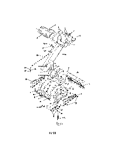 Handle & tine shield Diagram and Parts List for 21AA412A052  MTD Tiller