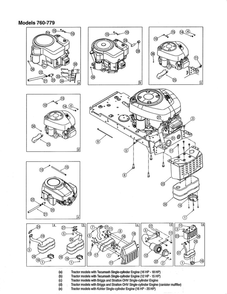 Part Location Diagram of 925-04433H MTD HARNESS-MAIN 4 PO