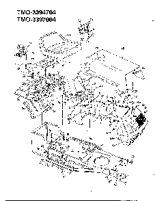 12 hp 38" lawn tractor Diagram and Parts List for 3394704  MTD Lawn Tractor