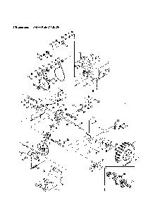 Engine/wheels Diagram and Parts List for 31AS68EE799  MTD Snow Blower