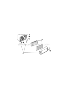 2P70M0C_Air_Cleaner Diagram and Parts List for 2P70M0C  MTD Engine