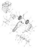 Page B Diagram and Parts List for 300  MTD Tiller