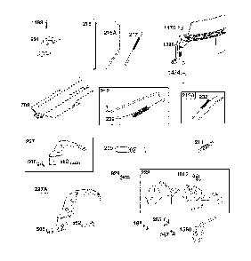 Controls Diagram and Parts List for 17ADFACQ093  MTD Lawn Mower