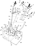 Page A Diagram and Parts List for 310-450-000 1990 MTD Snow Blower