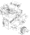 Page D Diagram and Parts List for 310-840-000 1990 MTD Snow Blower