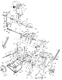 Page D Diagram and Parts List for 310385 1990 MTD Snow Blower