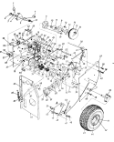 Part Location Diagram of 734-1526 MTD Wheel Ass'y. Comp.
