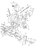 Page C Diagram and Parts List for 311-840-000 1991 MTD Snow Blower