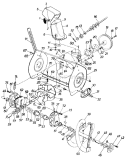 Page A Diagram and Parts List for 311965 1991 MTD Snow Blower