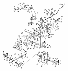 Part Location Diagram of 684-0041C MTD 28
