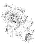 Page C Diagram and Parts List for 313-980I000 1993 MTD Snow Blower