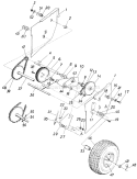 Page C Diagram and Parts List for 31340-7 1987 MTD Snow Blower