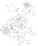 Page B Diagram and Parts List for 31340C 1986 MTD Snow Blower