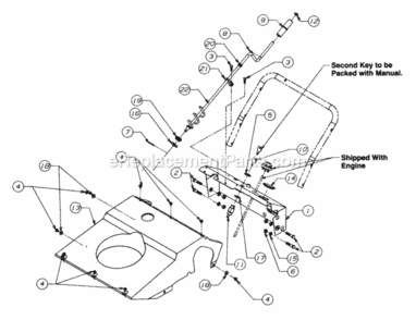 Cover_And_Dash Diagram and Parts List for 315-140-352 1995 MTD Snow Blower